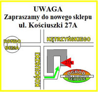 Ogr�d serwis Olsztyn - lokalizacja