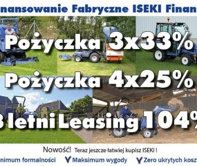 Finansowanie Fabryczne ISEKI Finance